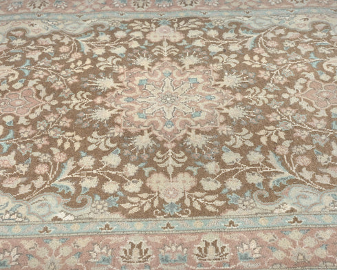 3x5 Oriental Brown Persian Style Hand Knotted Wool Area Rug